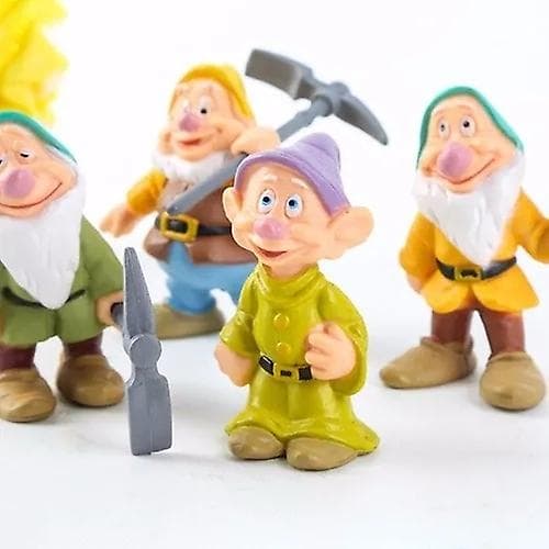 LBYLYH Hjemmedekor Ornament Gave Søt 7 Dverger Snøhvit Prinsesse