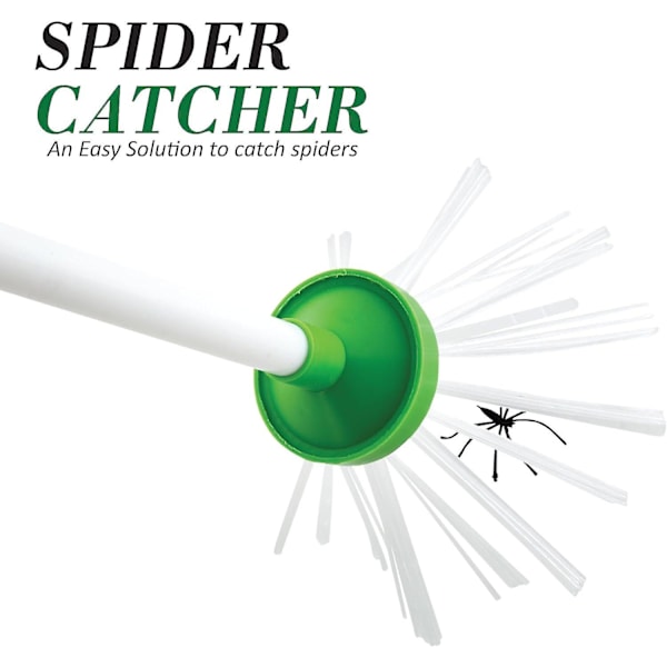 Spindelfångare med Långt Handtag 74cm Vikbart Design Bug Catcher Spindelfångare Extra Långt Handtag Mänskligt Avlägsnar Spindlar, Insekter, Långbenta Spindlar, Getingar
