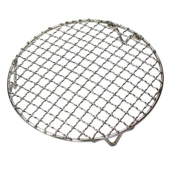 Ny Grillrist i Rustfritt Stål, Rund Koreansk Stil Grillrist Med Ben Grillrist 19cm