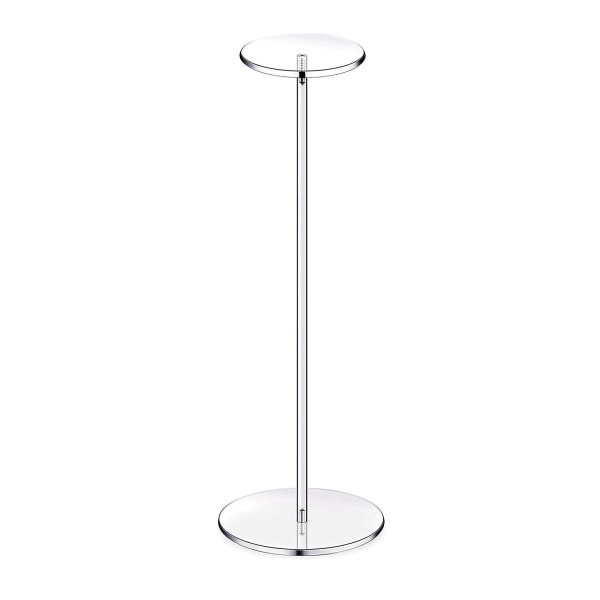 Akryl Pedestal Display Riser Stativ Hatt Peruk Ställ Bordsskiva Peruk Display StällBY 40cm