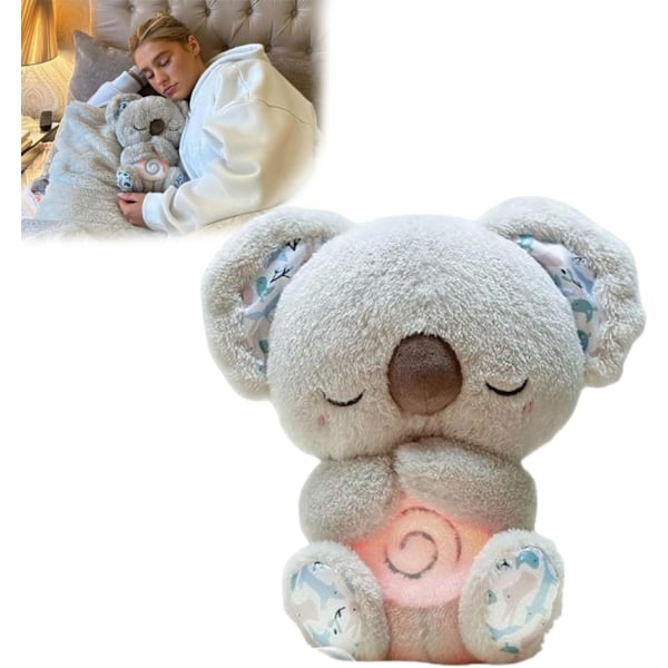 Lugnande Uttern, Lugnande Uttern Plysch för Ångest, Ångestlindrande Uttern, Sömn Uttern, Bärbar Plysch Baby Leksak med Musik Ljus [l]