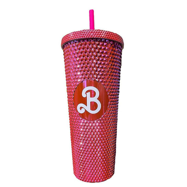 Elokuva Barbie -studoidu Tumbler-juomakupillinen oljella, vesipullo, luovat lahjatBY Red