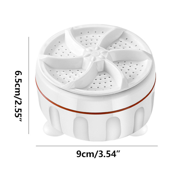 Kätevä minipesukone, miniastianpesukone Turbo USB:llä, sopii kotiin, yritykseen, matkalle, opiskelija-asuntoon, asuntoautoon, asuntoon white