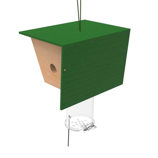 Fälla för snickarbin, Bästa träfälla för bin. 2-pack bifällor, Patio, Utomhus as shown