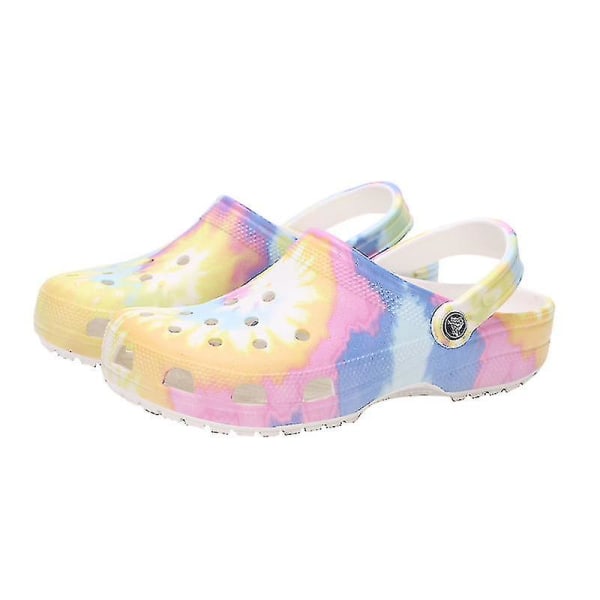 Tofflor Unisex Vuxna Färg-Doppad Clog M3-W5 (Size 34-35)