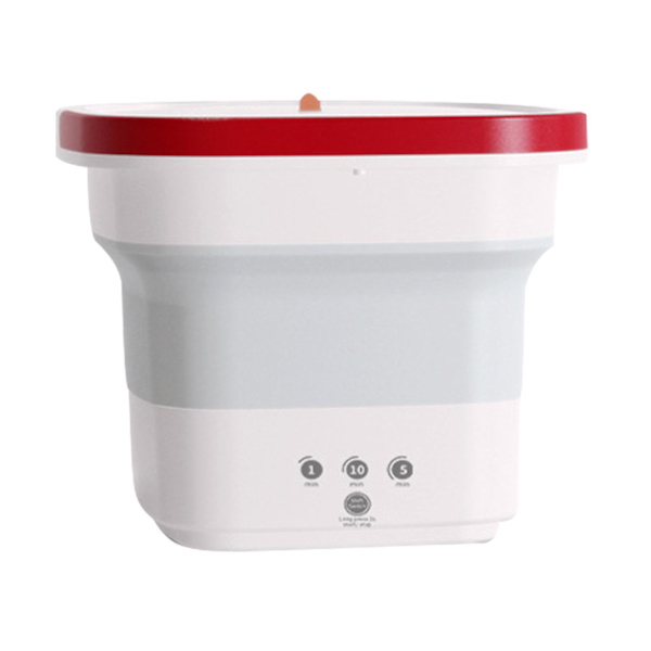 Mini Tvättomat Portable Vikbar Tvättomat För En Person Mobil Vikbar Tvättomat Pink EU Plug