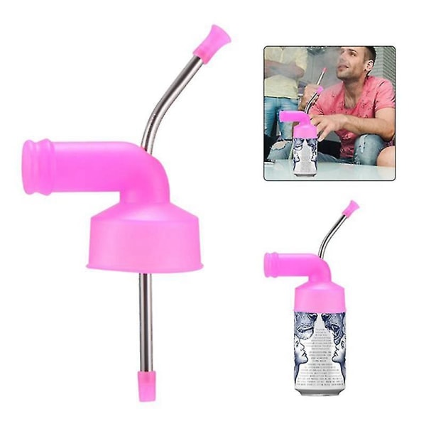 Øl Bongs Dåse Øl Bongs Øl Snorkel Øl Vin Dispenser Pink