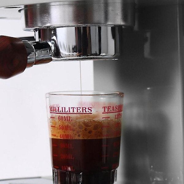 2 stk 51mm rustfritt stål kaffemaskin trykkfilterkurv pulverkurv kaffebottom + m