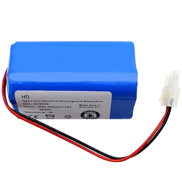 Genopladelig til batteri 14.8v 2600mah robotstøvsuger tilbehør dele til A4 A4s A6 [DB] Blue