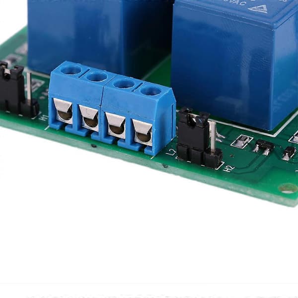 2-kanals DC 12V 30A Relækortmodul Optokobler Isolation Høj/Lav Trigger [DB]