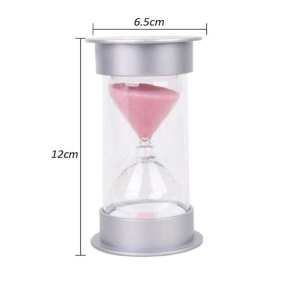 Sand Timer Security Fashion Hourglass 15 Minutter Sandklokke for Barn Dekorasjon Souvenir Spill Bursdagsgave Holdbar A