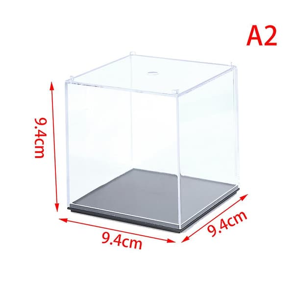 Akryl Displayfodral, Dammskyddande, Transparent, för Figurmodeller A2 10*10*10cm