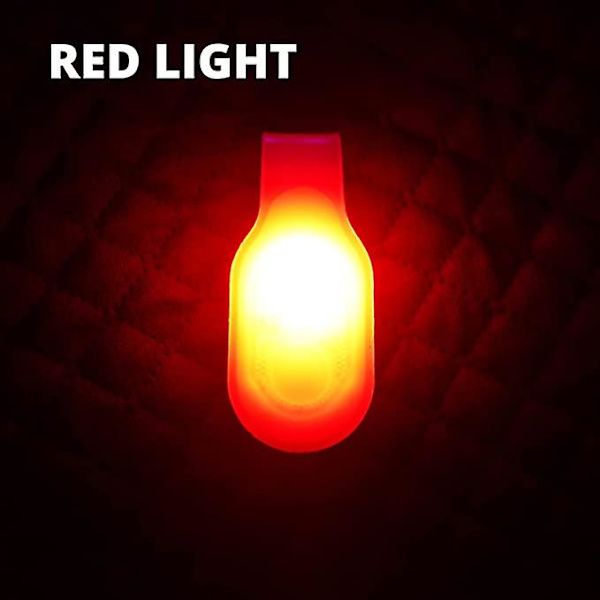 Led-klädsel för sjuksköterskor med handsfree magnetklämma, för vandring hundpromenader löpande läkare [DB] Red