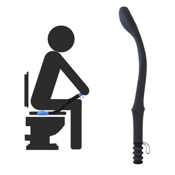 2 kpl 15\" WC-avustin, pitkän ulottuvuuden mukava pohjanpyyhin wc-paperin tarttumiseen