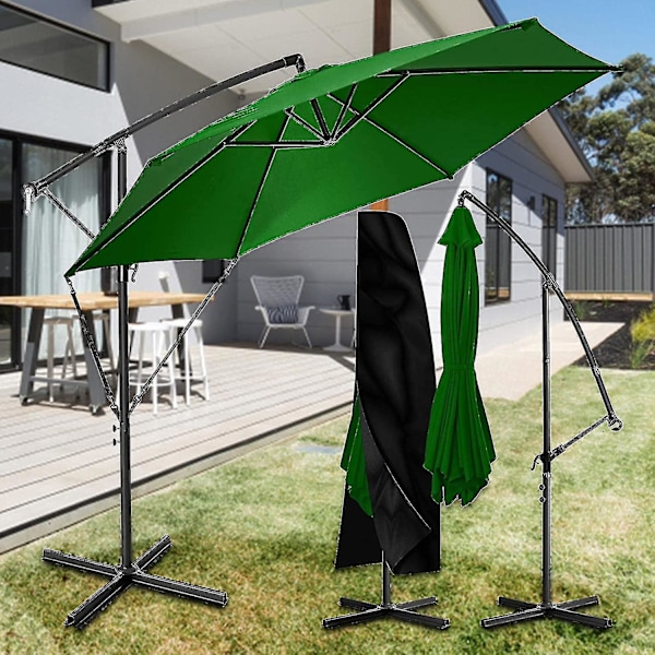 Vindbeskyttelsesstropper til store fritstående parasoller - Fritstående hængeparasoller Fritstående haveparasol Justerbar vindlås til fritstående