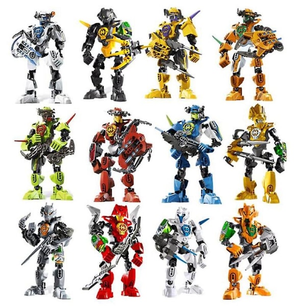 Stjärnkrigare soldat bionicle hero factory robotfigur byggsten modell leksak  [DmS] E