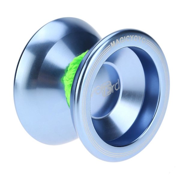 Professionell Magic Yoyo T5 Overlord Aluminium Legering Metall Yoyo 8 Boll Kk Lager Med Snöre För Barn Sjöblå Db