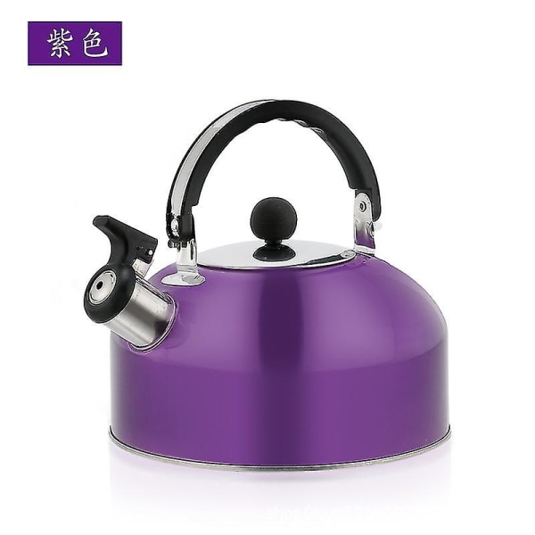 2,0 L Vihlova Kettle, Kiillotettu Laadukas Ruostumaton Teräs, 2,0 Litraa, RetkeilykattilaBY Purple