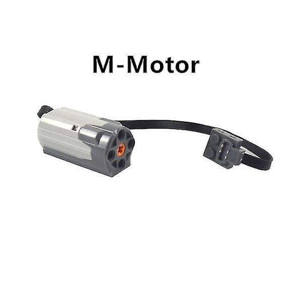 For Logo Tekniske Dele Motor Multi Power Funktioner Værktøj Servo Tog Model Sæt Byggeklodser Høj Kvalitet  [DmS] M-motor