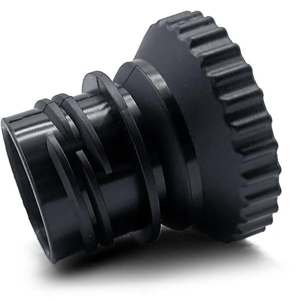 Soda-flaske adapter for Terra Glass Bottle Quick Connect Soda Bottle Attachment Refill Cap Black