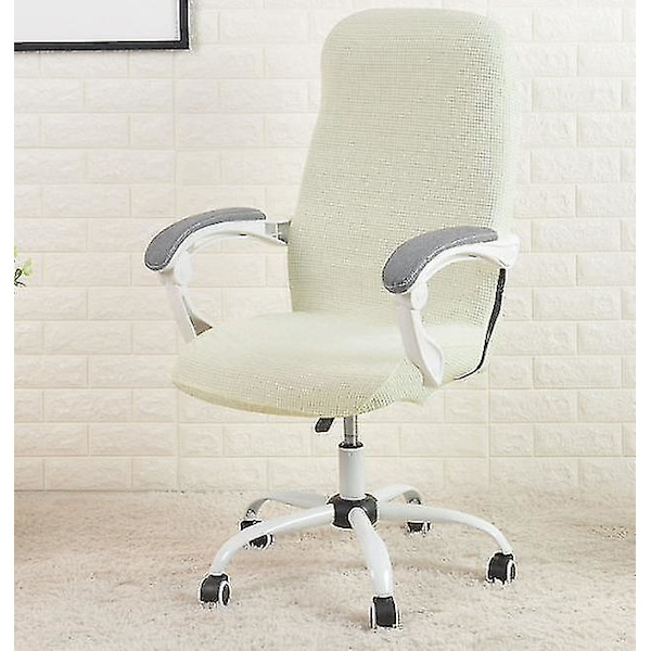Toimistotuolin suojus, vedenkestävä tietokoneen tuolin suojapäällinen beige S