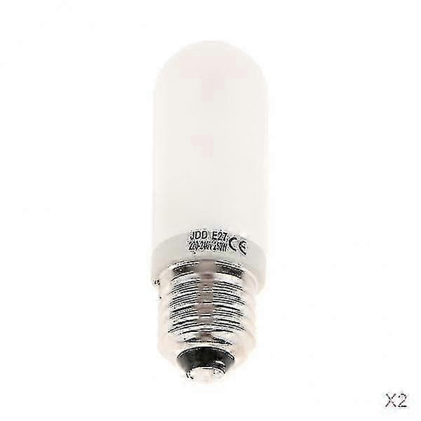 2x Jdd Type 250w 220-240v E27 Frostet Halogen Lyspære Modellampe Rør [DB]
