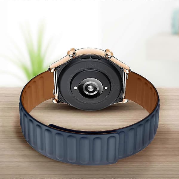 Rem til Honor Magic Watch / Watch GS3 Fleksibel Magnetisk Fastgørelse Navy