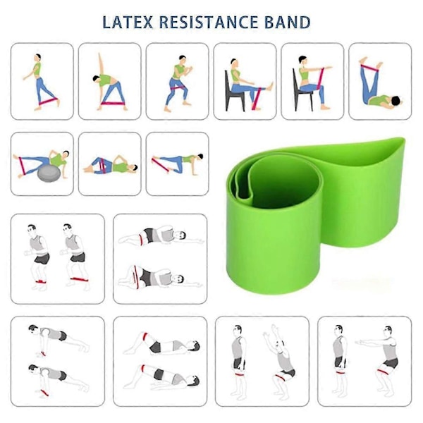 Jooga Fitness 11-osainen setti Pilates-välineet ja -tarvikkeet kotitreeneihin, rengas, vastuskuminauhat, pakaranauhat, joogapallo ja venytyshihnat Blue