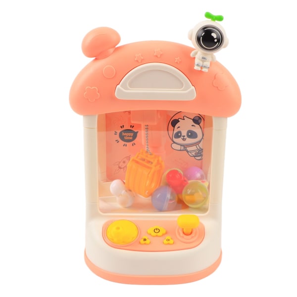 Mini Claw Machine Electric Arcade Games Grabber Toy Mini Doll Catching Clamp Machine with Breathing Light