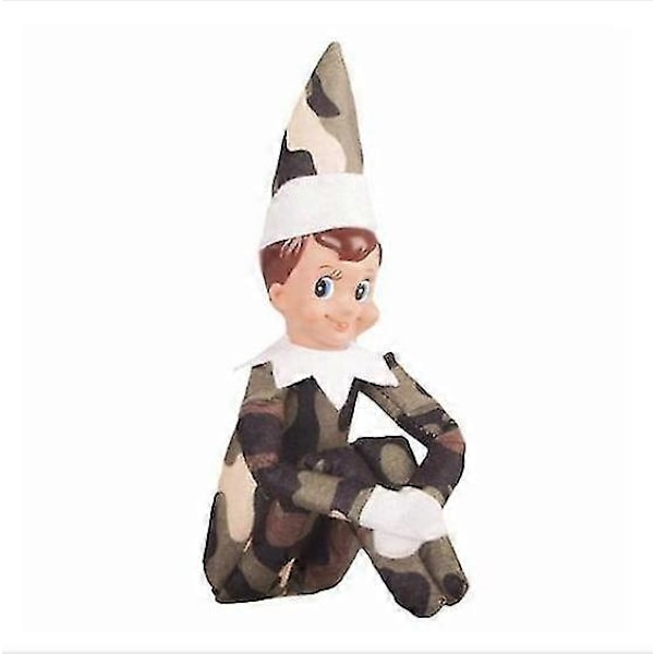 Keiju Poika Tyttö Joulu Uutuus Nukke Lelu Joululahja Hyllylle camouflage