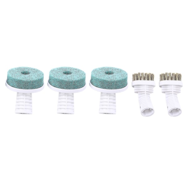 5pcs Compatible Deerma Dem Zq600 Zq610 Handheld Steam Vacuum Cleaner Replacement Parts Brush Head Mold Dust Removal Heads