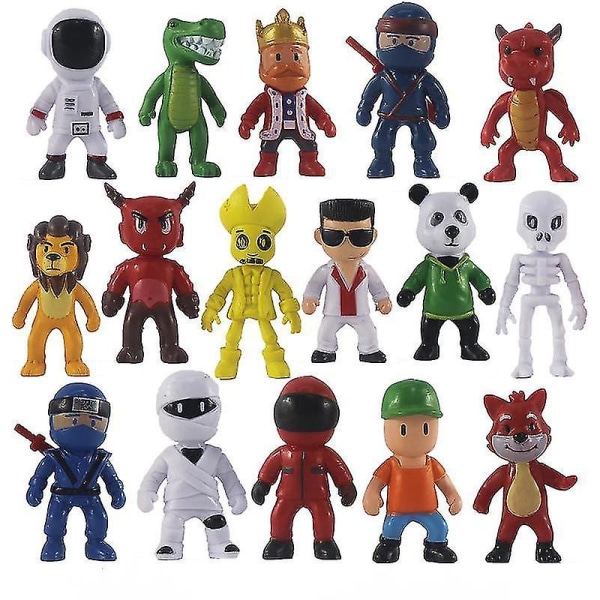 Stumble Guys Figurleksak Stumble Guys Figura Anime Actionfigurer Leksaksset För Pojkar Pvc Modell Samlingsleksaker Barn G