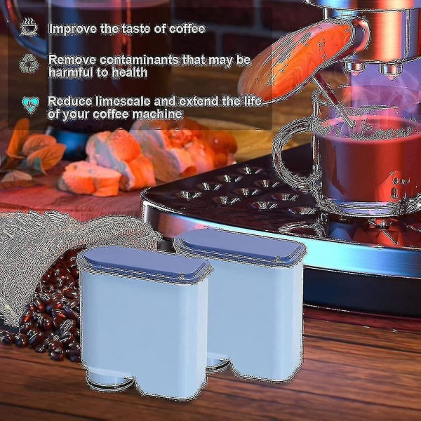 4-pack kaffemaskinsfilter för Philips Saeco Aquaclean Ca6903, vattenfilter för kaffemaskin