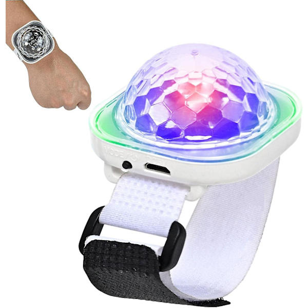 Mini Diskotekugle Lys, Led Diskoteklys Med 5 Tilstande, Led Diskoteklys Usb Opladning Stjerneprojektor Lys 1pcs-white