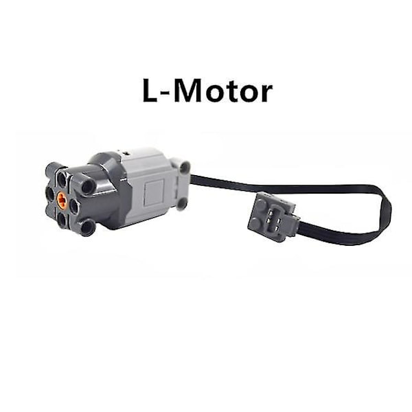 For Logo Tekniske Dele Motor Multi Power Funktioner Værktøj Servo Tog Model Sæt Byggeklodser Høj Kvalitet  [DmS] L-motor