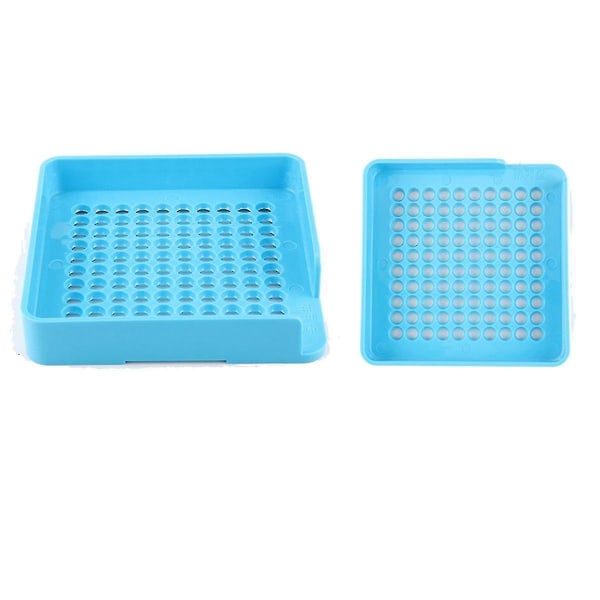 100 Huller Kapsel Fyldningsmaskine Bakke Med Pasform DIY 00BY
