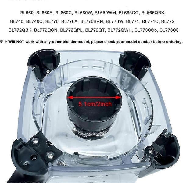 Blender reservedele til BL660/66OA serien 72 Oz (9 kopper) kande, driverkobling og drivstift S