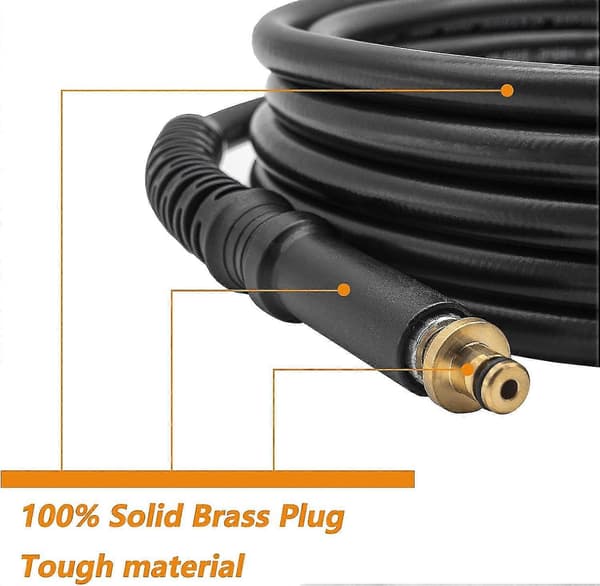 6m Högtryckstvättslang, M22 (14mm) Anslutning för Kärcher K2 (gammal modell)