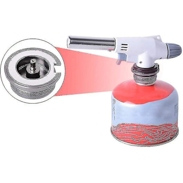 1 st Gasadapter Konverter Campingkök Gasanslutning Flaska Adapter För Utomhus Picknick Vandring Inomhus Trekking-WG