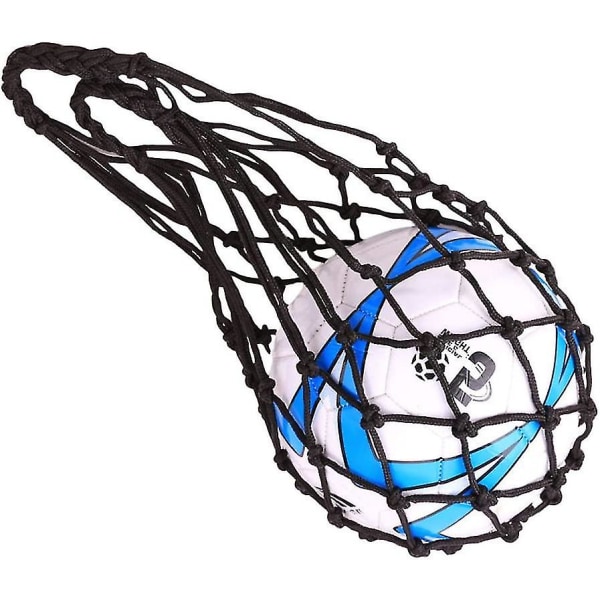 Sports Mesh Utrustning Väska Volleyboll Basketboll Fotboll Fotboll Förvaring Nät Väska Boll Bär Nät För Enskild Boll [DM] Orange