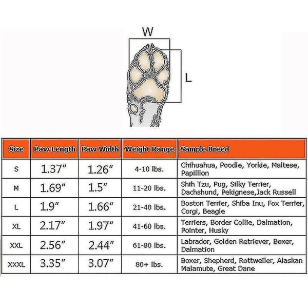 Hunde Anti-slip Pads Vandtætte Pote Beskyttere Selvhæftende Sko Støvler Sokker Udskiftning Fod Patch Til At Holde Hunde Fra At Glide 4 sets M