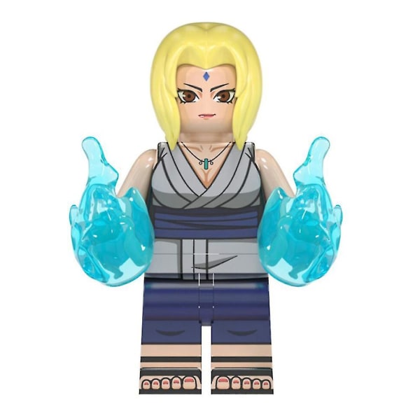 8 kpl Anime Naruto Mini Action Figure -leluja, rakennuspalikkalelujen kokoelmasetti juhliin, faneille lahjoiksi [DmS] Shaped A