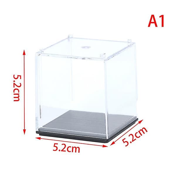 Akryl Displayfodral, Dammskyddande, Transparent, för Figurmodeller A1 5.5*5.5*5.5cm
