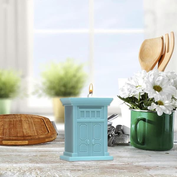 Liten Hus Lysform | Slott Hus Form Silikon Fondantform | Slott Hus Form Si
