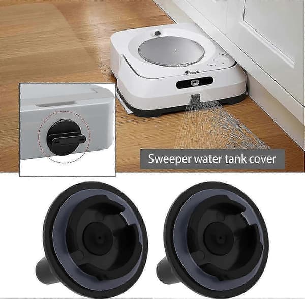 2 Stycken Läcksäkert Vattentanklock med O-ring för Irobot Jet M6 Braava Mopprobot