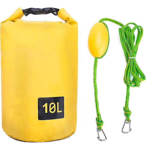Sandbag-anker, 2 i 1 PVC tørrsekkanker Jetski-anker Sandanker med justerbar bøye, flott for båtflåte kajakkflåte padlebrett