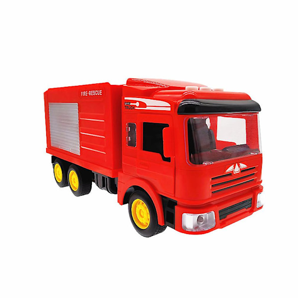 Röd brandbil automatisk spargris sparbössa barn vuxna säker sparbössa spara mynt kontanter rolig present