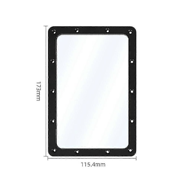 2 st Fep-film för Photon Ultra, Photon D2, Photon Mono, Photon Mono 4k 3D-skrivardelar Rack Accesso Transparent  black