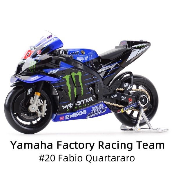 Maisto 1:18 2022 GP Racing Yamaha Factory Racing Team Die Cast Fordon Samlarmodell Motorcykel Leksaker [DmS] 2018 Honda 26