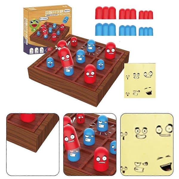 Brettspill Lekefargeboks Tic-Tac-Toe